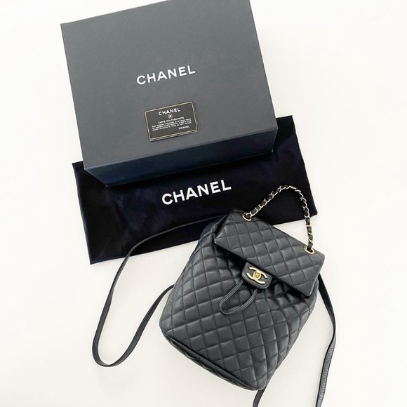 Chanel Small Black Urban Spirit Backpack - Picture 1 of 8